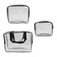 thumbnail image 2 of Bolsa de cosméticos transparente de PVC, transparente, impermeable, de gran capacidad, portátil, para maquillaje, bolsa de almacenamiento de viaje, 2 of 12