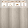 thumbnail image 4 of Timbernest 107" Oversized L-Shaped Cloud Couch, 7 in 1 Corduroy Modular Sectional Sofa for Living Room, Convertible Sleeper Sofa Bed with Side Pockets, No Assembly, Beige, 4 of 12