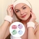 thumbnail image 4 of Qarigey Paquete de 8 muñequeras de felpa elásticas para de Spa, muñequeras para maquillaje facial, diadema para el hogar y el Hotel, banda para Protección de la piel, 4 of 6