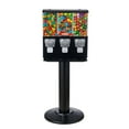 thumbnail image 3 of Classic Black Gumball Machine with Stand - Vintage Candy Dispenser Coin Bank, 3 of 7