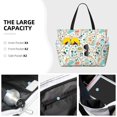 thumbnail image 3 of Honeii Hand Drawn Cars Trucks Buses And Roads for Tote Bag with Adjustable Strap,Beach Bag, Waterproof Sandproof Beach Tote Bag, Large Capacity Foldable Beach Bags, 3 of 7
