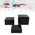 thumbnail image 4 of Acrylic Cubic Risers, Acrylic Display Stand for Dessert Table, Buffet Tables Food Showcase Acrylic Cube Stand Risers Plastic Square Containers for Collectibles Wedding Party, 4 of 7