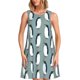 thumbnail image 1 of Fotbe Penguin Vestido de Verano sin Mangas para Mujer – Vestido Midi Línea A, Estilo Camiseta Floral, Vestido Playero Casual y Fluido, 1 of 7