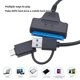 thumbnail image 2 of Cable USB 3.0 a SATA Cable adaptador de disco duro USB C para disco duro de 2,5 pulgadas Cable adaptador Conector de computadora Convertidor, 2 of 7