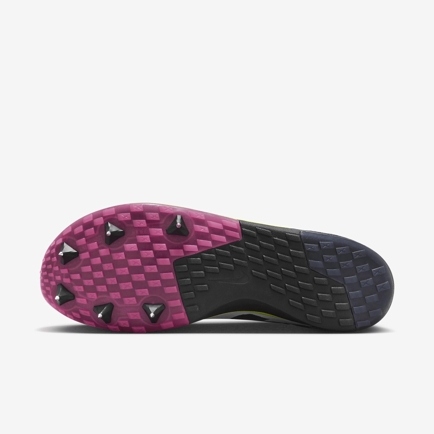 Nike Rival XC 6 Cross-Country Spikes Color: Volt/Black/Hyper Pink/White Size: M 10.5 / W 12