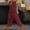 Red#03, variant on Linen Pants Women Summer Lace Trimmed Drawstring Loose Cotton Linen Straight Leg Pant Woman Casual Solid Lightweight Breathable Beach Vacation Pant