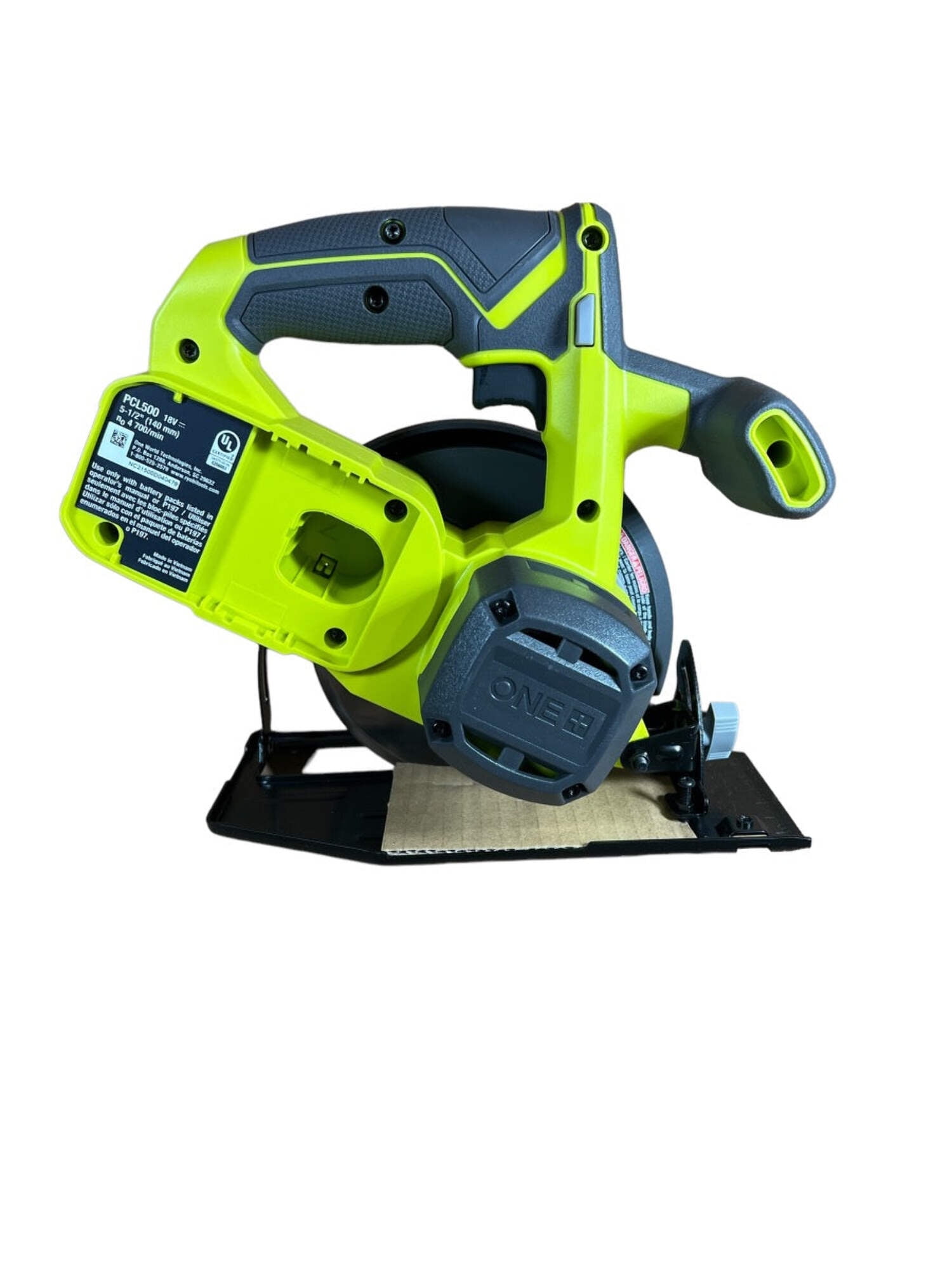 RYOBI PCL500B 18V, 5-1/2 in, Cordless Circular Saw Power Saw, 4700 RPM