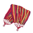 thumbnail image 1 of Hamac Extérieur Intérieur Portable Camping Hamac Balançoire en Toile Rayée, 1 of 8