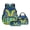 Colorful Paint Butterfly, variant on Xixirimido Forest Camouflage Print 17" Backpack with Lunch Box & Pencil Case Boys Girls Large Capacity School Bag 3Pcs Elementary Kids Backpack Set Back to School Supplies