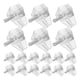 thumbnail image 1 of 50 Uds. Clavijas de soporte de estante de plástico transparente, soportes de estante, clavijas de repuesto para estanterías, tablero transparente, soportes de uñas para gabinetes, 1 of 3