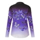 thumbnail image 5 of Mujeres Casual Turndown Collar Impreso Suelto Manga Larga Tops Blusa Botones Cardigan Odeerbi ODB-6, 5 of 5