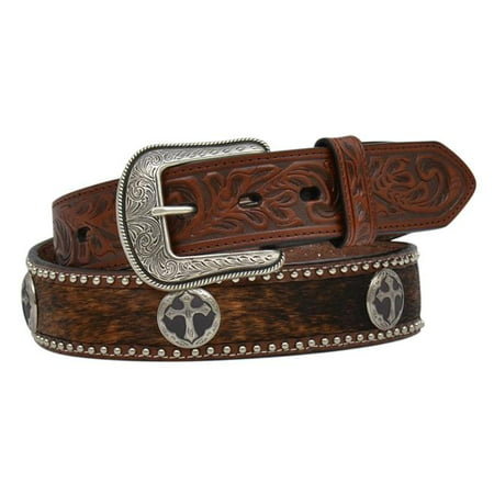 3d-belt - 3d belt mens western leather cross conchos military brown ...