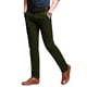 thumbnail image 1 of Pantalones Casuales Ajustados y Cónicos de Frente Plano Match Verde Oscuro Talla 42, 1 of 5