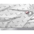 thumbnail image 3 of Soimoi Black Heavy Satin Fabric Artistic Bud Floral Fabric Prints By Yard 54 Inch Wide, 3 of 3