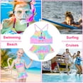 thumbnail image 7 of Nidoul Little Girls 2-Piece Swimsuit Bikini Tankini Set Ruffle Unicorn Swimwear Swim Beach Summer Bathing Suit Size 4-8 Years, 7 of 7