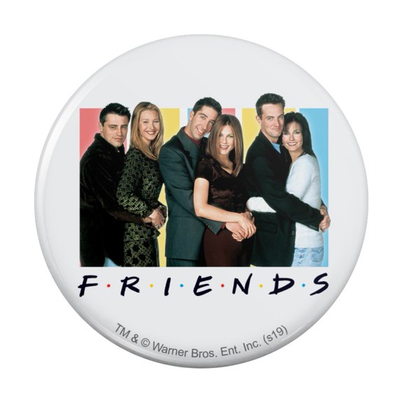 Friends It's All About Friends Pinback Button Pin