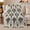 Fan Arches, variant on Gray Quatrefoil Lattice with Cream Shapes, Classic Geometric Style for Pattern Lovers, Neutral Tile Motif and Housewarming Gift, Cozy Flannel Blanket, Home Decor