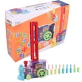 thumbnail image 2 of Tren de dominó, coche de juguete para juego de dominó, coche de juguete para juego de dominó, coche de juguete para niños, coche de juguete para dominó con un rendimiento inigualable, 2 of 14