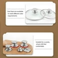 thumbnail image 3 of kurtrusly 2piece Fire Protection Lid Cap For Kitchenware Accessories Heat-resistant And Heat-resistant Easy Flat gold plating trumpet, 3 of 6
