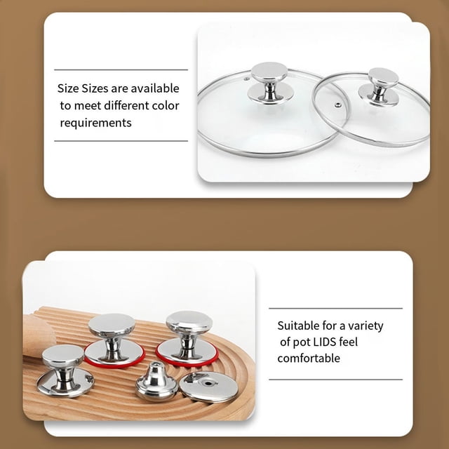 mmirethe 2 Pcs Poignée de Couvercle de Protection contre l'Incendie Ronde et Difficile à Enlever Trompette Plate Plaquée Or