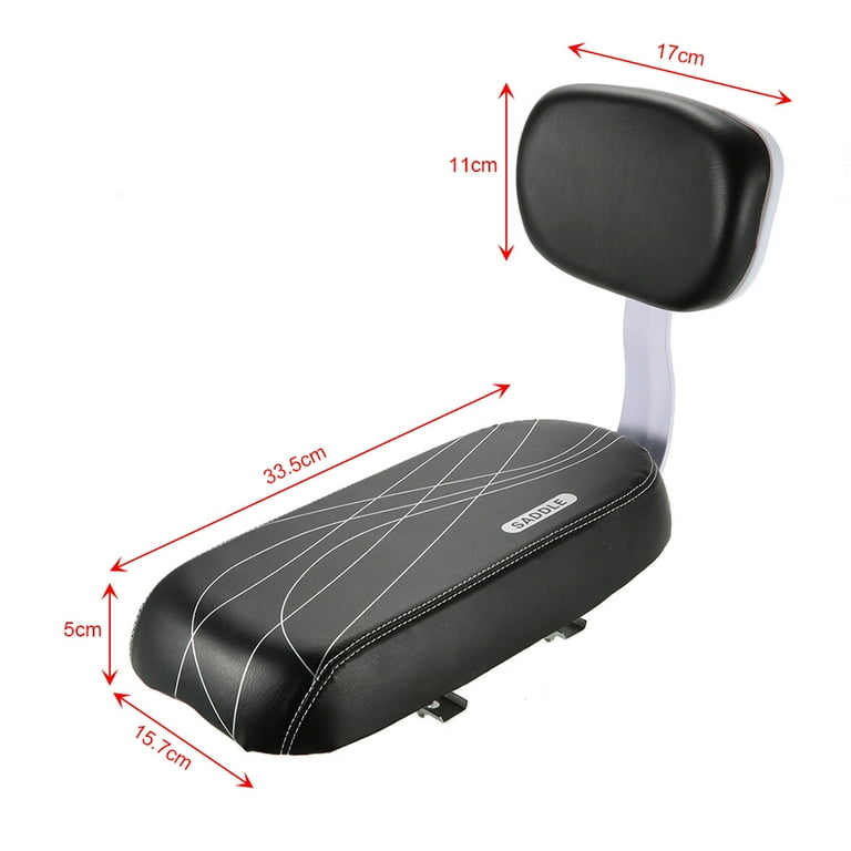 Anself Bicycle Back Seat MTB PU Leather Soft Cushion Rear Rack