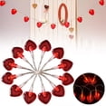 thumbnail image 2 of CHENjy Heart-Shaped Warm White LED Battery String Lights Perfect for Wedding Venue Valentine's Day Indoor Outdoor Decorations&nbsp;, 2 of 7