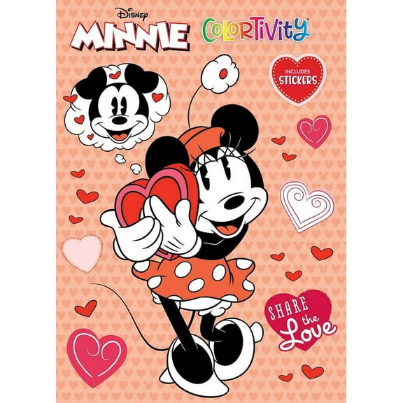 Dreamtivity: Minnie Valentine Coloring and Activity Book, Book 1 (Paperback)