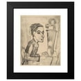 thumbnail image 2 of Ernst Ludwig Kirchner 12x14 Black Modern Framed Museum Art Print Titled - The Painter (1923), 2 of 5