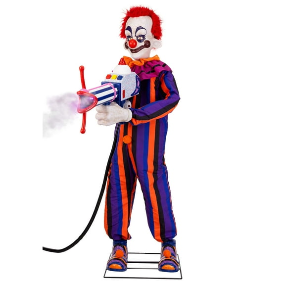 5.6FT Animated Rudy Killer Klowns from Outer Space Decoration - Tekky