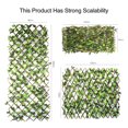 thumbnail image 2 of Labymos Imitation Fence Leaf Fake Plant Ivy Fence Courtyard Fence Decoration Extention-Type Fence, 2 of 8