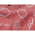 thumbnail image 5 of oneOone Viscose Jersey Dark Peach Orange Fabric Bicycle Sewing Craft Projects Fabric Prints By Yard 60 Inch Wide, 5 of 7