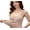 Beige, variant on CBASIHI Womens Thermal Underwear Tank Tops- Fall Winter Stretchy Slim Fit V Neck Sleeveless Undershirt with Built in Bra Khaki Size M-3XL