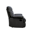 thumbnail image 4 of Miekor Furniture Black Recliner With Pillow Top Arm 15434, 4 of 7