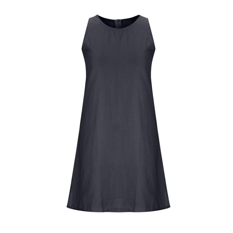 white christmas dresses Rosie Assoulin Women's Fiesta Cotton Midi-Shirtdress - Navy