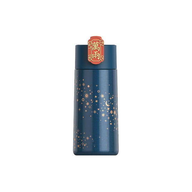 Bearachild Frasco de vacío de 180ML, Mini botella portátil, taza aislada de acero inoxidable, tazas térmicas de sellado para suministros de bebidas de Teteras Azul Bearachild HA071775-03
