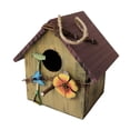 thumbnail image 1 of Casas de para Pájaros para Jardín Colgante Exterior Patio Casas Decorativas para Pájaros para Pájaros Pintada Al Amarillo shamjiam casas de aves, 1 of 6