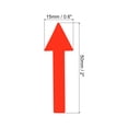 thumbnail image 2 of 2x0.6" Arrow Sticker Directional Sign Adhesive Removable Floor Decal, Red, 15Set / 150 Pack, 2 of 6