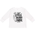 thumbnail image 3 of Inktastic Little Surf Dude with Surfboard Boys Long Sleeve Toddler T-Shirt, 3 of 5