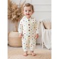thumbnail image 4 of Miaouyo Infant Baby Boy Girl Winter Romper 0 3 6 9 12 Months Cute Animal Pattern Long Sleeve Hooded Warm Jumpsuit, 4 of 9