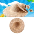 thumbnail image 2 of URTERYSER Handmade Painting Hat for Women and Men Unique Artistic Straw Hat Creative Art Decoration Multiple Size, 2 of 8