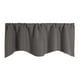 thumbnail image 1 of Cenefas para ventanas - Cenefa de cortina Cortinas para ventanas pequeñas Baño, Sala de estar Gris profundo, 1 of 7