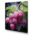 thumbnail image 2 of Designart "Radiant Raspberry In Lustrous Lilac I" Fruits Wall Decor, 2 of 7