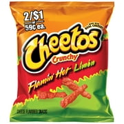 Cheetos Flamin' Hot Limon Cheese Flavored Snacks 1.125 oz. Bag