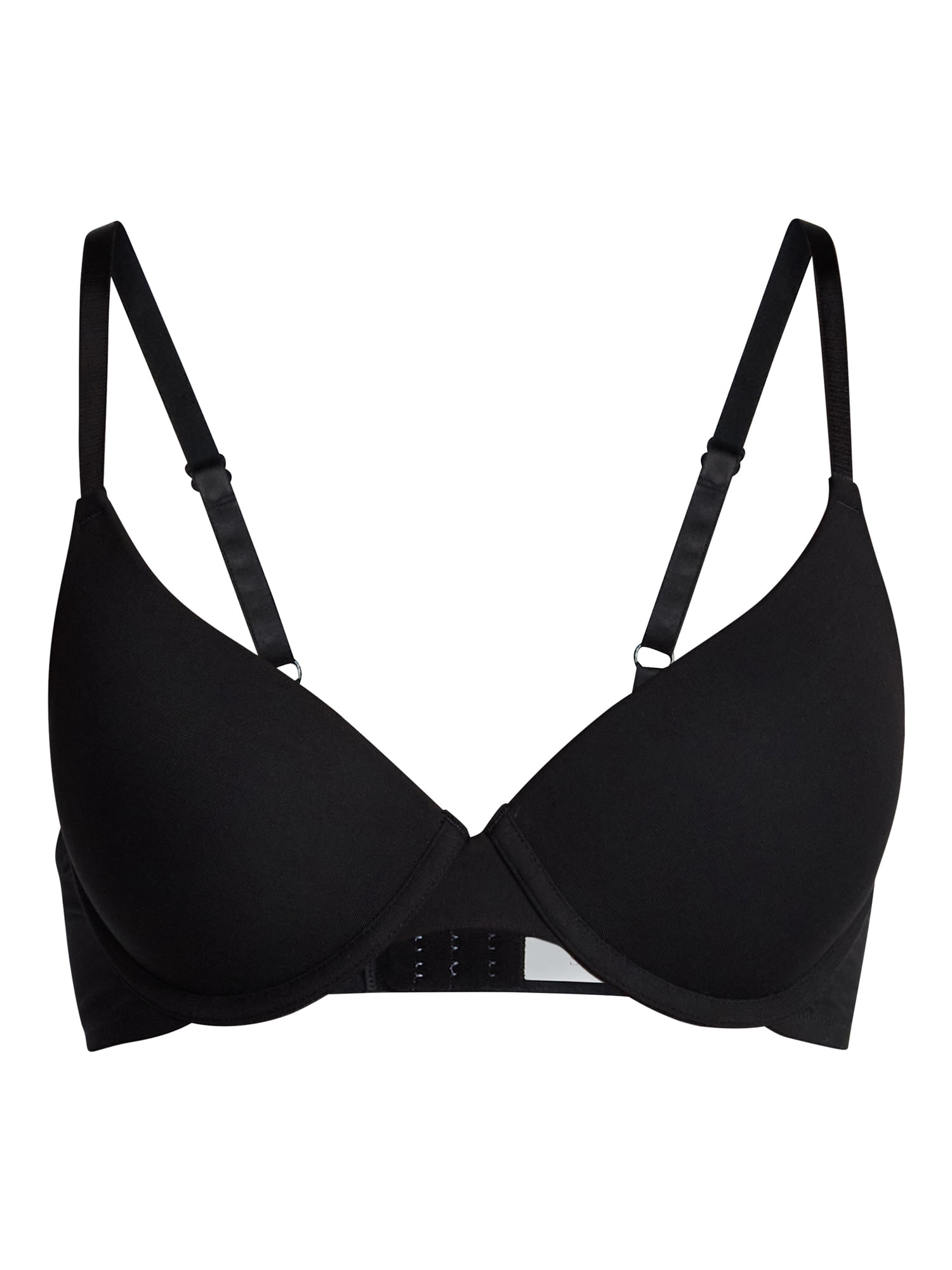 No Boundaries Cotton Blend Lightly Lined T-Shirt Bra, Women's 34A-40C