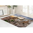 thumbnail image 2 of Cappadocia Rug, View Rugs, Popular Rugs, View Rugs Area Rug, Winter Landscape in Cappadocia Rug, Brown Tones Rug, Housewarming Gift Rugs, 1.7'x2.3' - 50x70 cm, 2 of 8