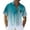 Green, variant on Mens Short Sleeve Shirts Gradient Coconut Tree Print Button Down Lapel Tops Casual Daily Loose Shirt for Men Blue L