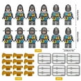 thumbnail image 4 of Minobrix 84 Piezas Soldados Romanos Oficiales Héroes Mini Figuras, Personajes Robot de Ladrillos Medievales Juguete de Bloques de Construcción para Niños, 4 of 6