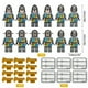 thumbnail image 4 of Set de 84 Figuras Medievales Militares, Bloques de Construcción de Personajes de Anime de 4.5cm, Juguetes de Acción para Decoración de Pasteles, Regalos para Niños y Coleccionistas, 4 of 6