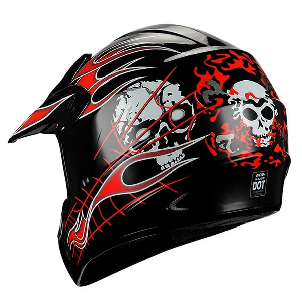skull dirt bike helmet