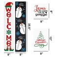 thumbnail image 2 of Plantillas navideñas SUNVERSE Let It Snow para pintar sobre madera, 2 of 8